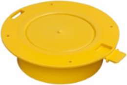 3 Inch Capped EMT Bushing with Flange, Plastic, 0.220 lbs/each