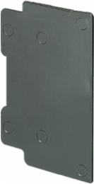 Non-Metallic Outlet Box Divider, 3-1/2 Inch Width, Plastic, UL Listed, Black