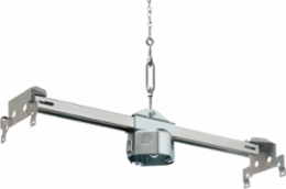 Steel Fan & Fixture Box Kit, 20 Cu. In. Capacity, 70 lb Rated, 2" Depth
