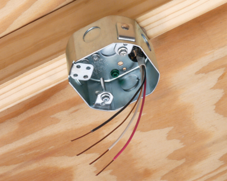 Steel Octagonal Fixture Mounting Box, 70 lb Fan Rated, 20.0 cu. in.