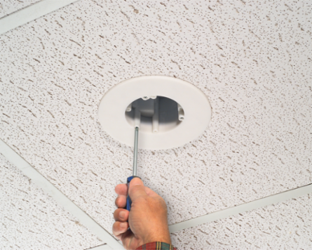 CAM-LIGHT Box for Suspended Ceilings, 27.0 cu. Inch, Plastic, 50lb Rating