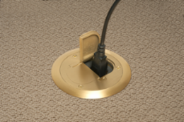 Brass Carpet Rings for FLB3500 Boxes, 5.137 Inch x 5.137 Inch