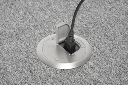 Nickel-Plated Carpet Rings for FLB3500 Boxes, 5.137 Inch