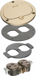 Trim Kit for FLB3500 Box, 6-1/4 Inch, Brass, cULus Listed