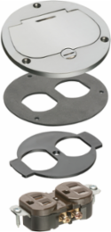 Trim Kit for FLB3500 Drop-In Box, 1-Gang, Nickel-Plated, 6-1/4 Inch