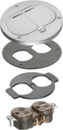 Trim Kit for FLB3500 Drop In Box, Nickel-Plated, 1-Gang, 3.995 Inch x 3.995 Inch