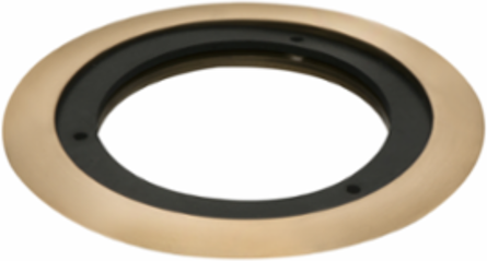 Brass Carpet Ring for Floor Box Kits, 5-1/8 Inch Diameter, Metal