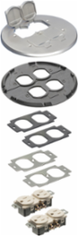 Trim Kit for FLB5548 Drop-In Box, 6 Inch, 2-Gang, Nickel Plated