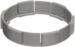5 Inch Oversized Adapter Ring for Concrete Boxes, Plastic Material, Gray