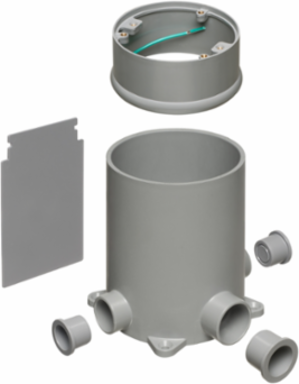 Leveling Ring Box Extender for 4-1/2 Inch Round Boxes, Extends 2 Inch