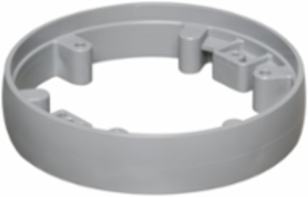 Reversible Leveling Ring 4-1/2 Inch Gray Plastic UL Listed