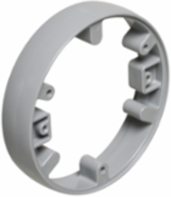 Reversible Leveling Ring 4-1/2 Inch Gray Plastic UL Listed