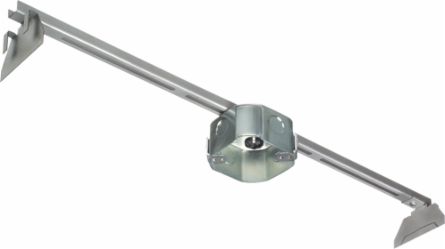 Steel Fixture Box Kit for Suspended Ceilings, 2 Inch Depth, 20 cu. in., 50 lb Load Rating