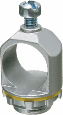 Weatherproof Box Holder, Zinc, Fits 1/2 Inch Rigid Pipe, UL Listed