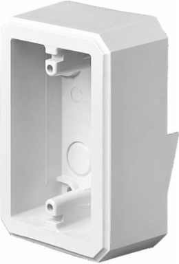Weatherproof Device Box 1-Gang, 18.6 cu. in., White, Flat Surface Mount