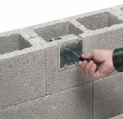 Steel 4 Inch 2-Gang Box with 1/2 Inch & 3/4 Inch Knockouts, 42.3 cu. in.
