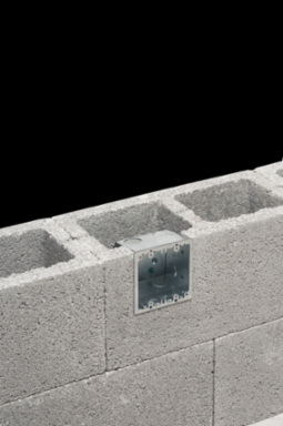 Steel 4 Inch 2-Gang Box with 1/2 Inch & 3/4 Inch Knockouts, 42.3 cu. in.