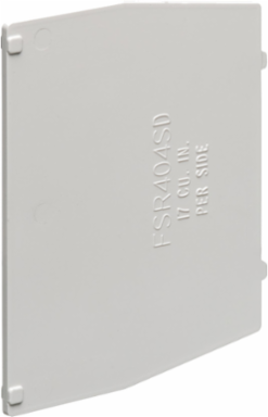 Non-Metallic 4x4 Box Divider, White Plastic, 3.581 Inch Height
