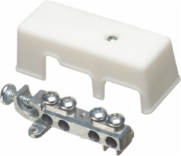 Intersystem Grounding Bridge with 4 Termination Points for #4 to #14 Wire