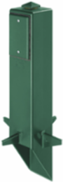 Gard-N-Post 19.5 Inch Outdoor Light Fixture Support, UV-Rated Plastic, Green