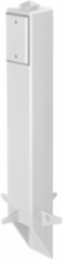 Gard-N-Post 26 Inch Outdoor Light Fixture Support with 2 Knockouts, White