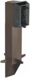 Gard-N-Post 19.5 Inch GFCI Support with Stabilizers, Clear Cover