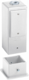 Gard-N-Post 9 Inch Deck Mount Support, White, UV-Rated Plastic, 1.836 lbs