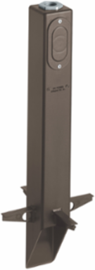 Gard-N-Post™ 19.5 Inch Support for Outdoor Light Fixtures, UV-Rated Plastic, 1/2 Inch Knockout