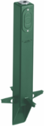 Gard-N-Post™ 19.5 Inch Outdoor Light Support with 1/2 Inch Knockout, Green