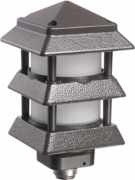 Pagoda-Style Landscape Light Fixture, 8.573 Inch Height, 4.750 Inch Width, Bronze