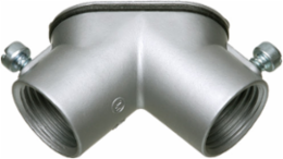 90 Degree Pulling Elbow 1/2 Inch Trade Size, Zinc, UL Listed