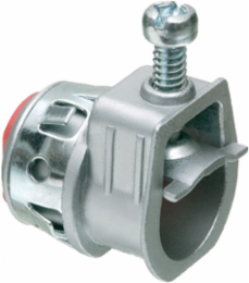 Zinc Die-Cast Saddle Connector for NM & AC Cables, 3/8 Inch, Cable Range 0.460-0.585