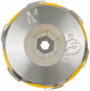 Low-profile steel die-cast, liquid-tight, and oil-tight strain relief cord connector furnished with a sealing ring and locknut. Supports 0.200" to 0.485" cord range with a 1/2" trade size.