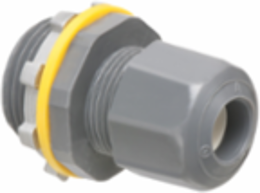 Low-Profile Liquid-Tight Cord Connector, 3/4 Inch Trade Size, Nylon