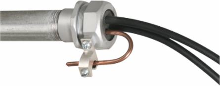 3/4 Inch Combination Rigid to Wire Grounding Bushing, Zinc, cULus Listed
