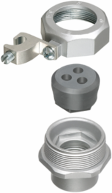 3/4 Inch Combination Rigid to Wire Grounding Bushing, Zinc, cULus Listed