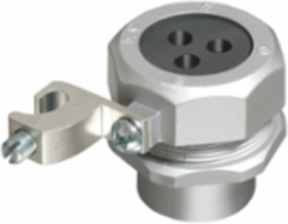 3/4 Inch Combination Rigid to Wire Grounding Bushing, Zinc, cULus Listed