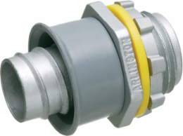 One piece screw in liquid tight connector for use with metallic or non mettalic conduit. Type B only. 1/2" trade size.