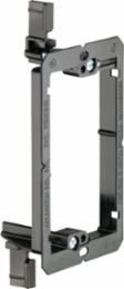 Low Voltage Mounting Bracket, Single Gang, 2.500 Inch Width, Black Plastic