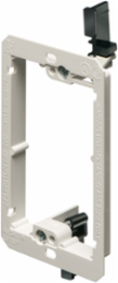 Low Voltage Single Gang Mounting Bracket, 4.26 Inch Height, 2.50 Inch Width, Plastic, Low Profile