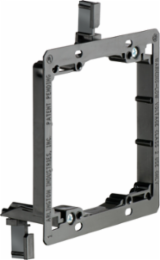 Low Voltage Mounting Bracket 2-Gang, Plastic, 4.250 Inch Height, Black