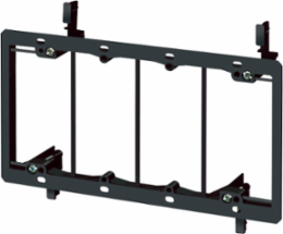 Low Voltage 4-Gang Mounting Bracket, 4.25 Inch Height, Plastic, UL/CSA Listed