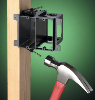 2-Gang Power/Low-Voltage Combination Box, 20 cu. in., 2 Hour Fire Rating