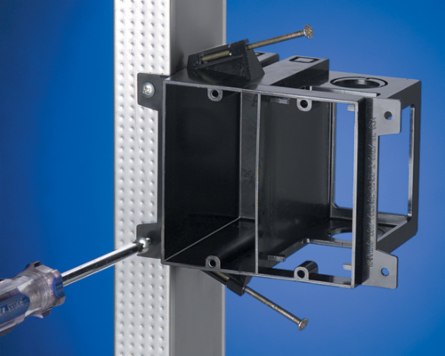 2-Gang Power/Low-Voltage Combination Box, 20 cu. in., 2 Hour Fire Rating