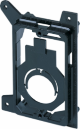 Low Voltage Bracket, Single Gang, 3.187 Inch Width, Black, Plastic