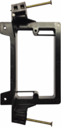 Nail-On Low Voltage Mounting Bracket 1-Gang, Plastic, Black