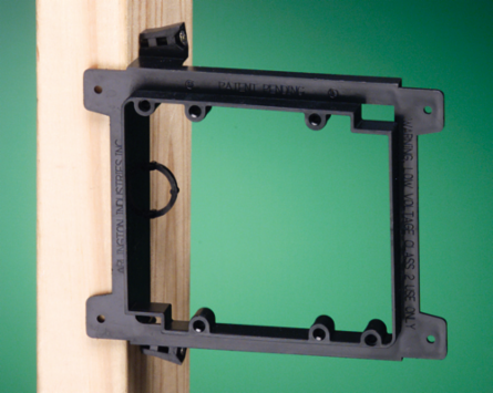 Nail-On Low Voltage Mounting Bracket 2-Gang 5.492 Inch Width