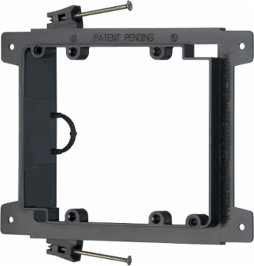 Nail-On Low Voltage Mounting Bracket 2-Gang 5.492 Inch Width