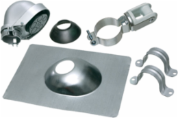2 Inch Mast Kit, Aluminum, 14.5 Inch Height, 3.606 lbs, 125-200 Ampere Service