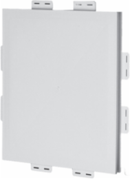 Paintable Meter Mounting Base 7x10 Inch, UV-Rated Plastic, 1 Inch Overhang
